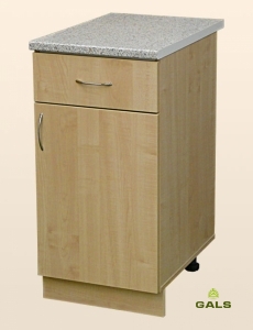 Шкаф-стол рабочий 400мм (с шуфлядой)